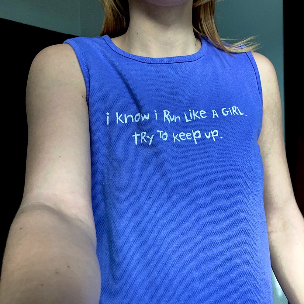 One More Mile women’s running shirt ! Size small!